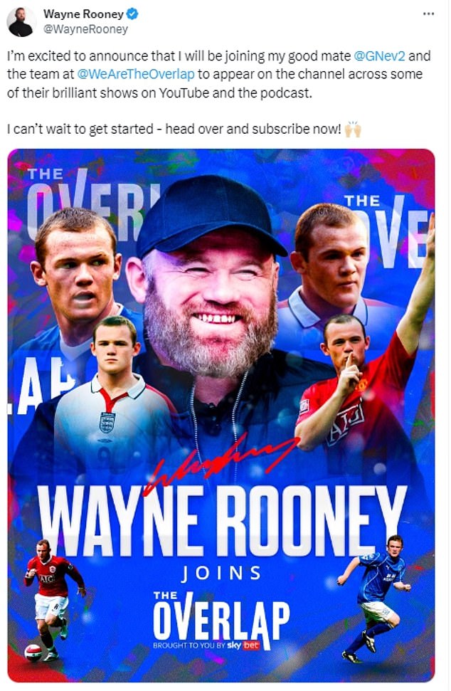 Wayne Rooney Joins The Overlap And Will Link Up With Ex-Man United Team ...