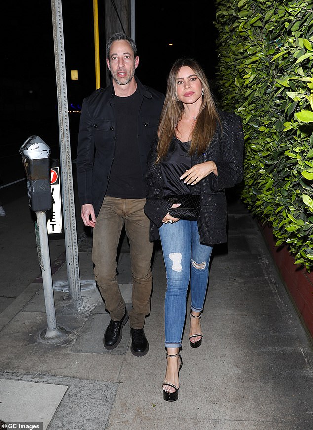 And Sofia also confirmed that she is happily dating.  She has been linked to Dr. Justin Saliman.  “I think now that I'm older it's great because you know exactly what you like,” the actress said.  'I just do what makes me feel confident and beautiful' (pictured in Santa Monica, CA in March)