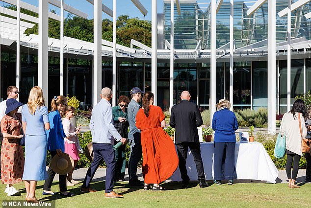 Jade Young's memorial service was held at the Royal Botanic Gardens in Sydney on April 23.