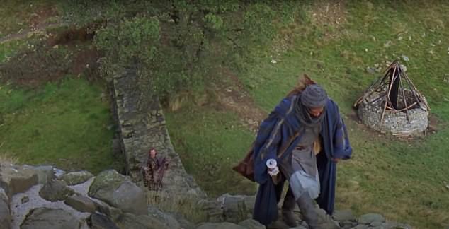 The Sycamore Gap was featured in the 1991 blockbuster Robin Hood Prince of Thieves (pictured) starring Kevin Costner and Morgan Freeman