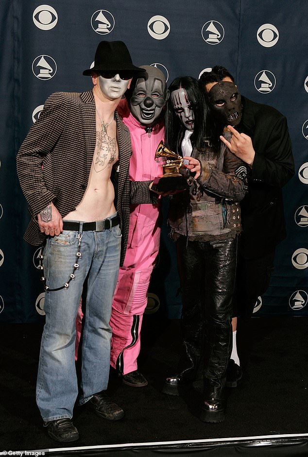 Slipknot won their first Grammy Award for Best Metal Performance in 2006, and bandmate Jim Root revealed that he used his award as a doorstop.
