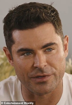 Zac Efron appeared in an interview with Entertainment Weekly on Monday.  Fans were quick to comment that his face looked 