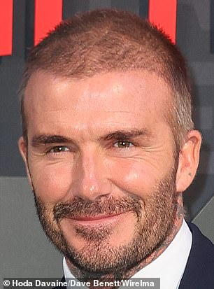 David Beckham in 2023 at the British premiere of the film 'Beckham' in London