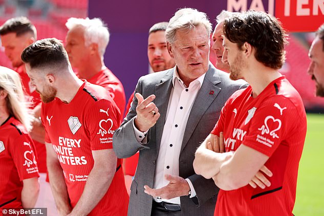 Lockyer imagined himself speaking to Glenn Hoddle at the Sky Bet and British Heart Foundation event