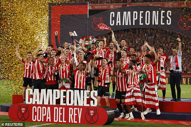 Bilbao won the Copa del Rey on Saturday after beating Mallorca in a dramatic penalty shootout