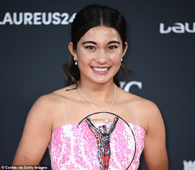 Australian teenager Arisa Trew (pictured) has been named action sportsperson of the year