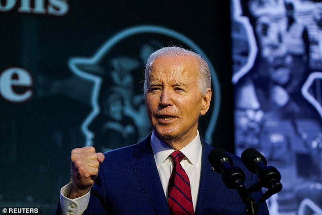 President Joe Biden took off the gloves Wednesday, saying former President Donald Trump deserved to be beaten and have bleach injected into his hair — while waging his own battle with the teleprompter