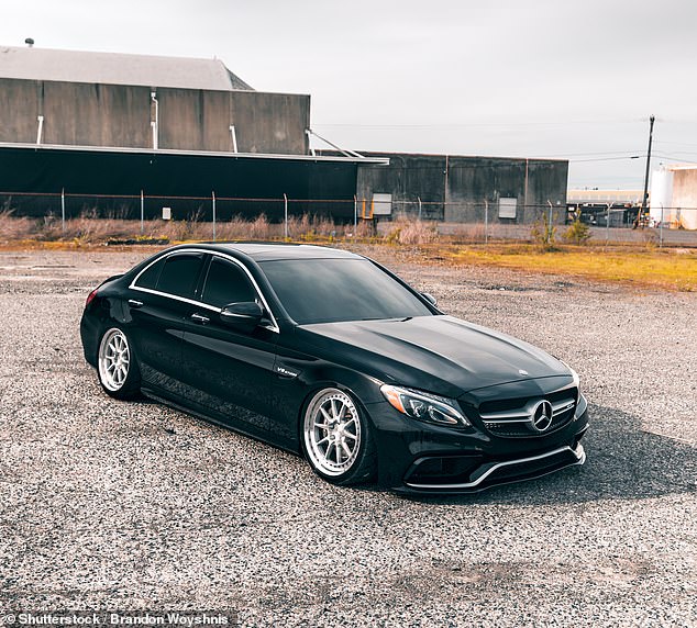 The man was driving a high-performance Mercedes C63 AMG valued at over $100.00