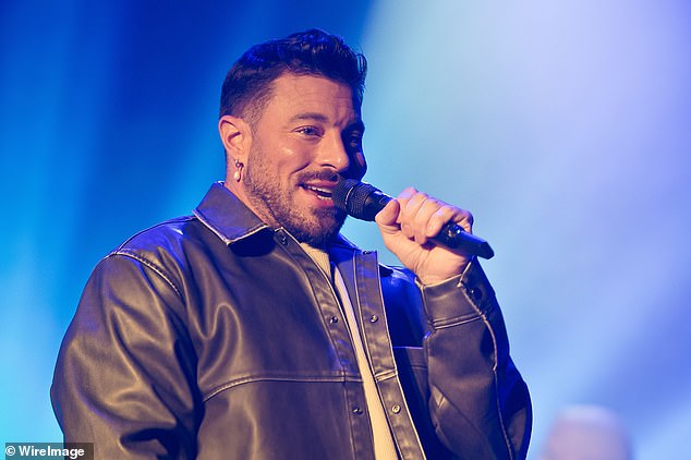 Blue's Duncan James led the group in laughing about their ill-fated Eurovision run of 2011 (where they finished behind Jedward) as they performed at the London Palladium on Friday