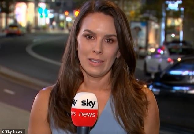 Laura Jayes, 40, broke down during her live cross from Bondi Junction's Westfield, in Sydney's east, while covering the death of much-loved osteopath Ash Good, 38
