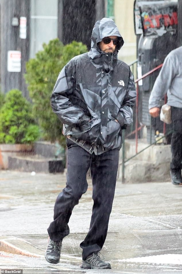 Bradley Cooper braved the rain in New York City on Thursday