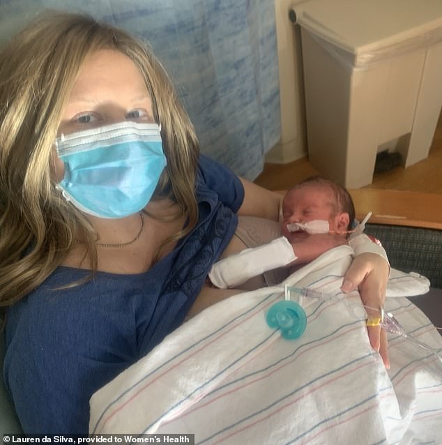 Lauren da Silva, 39, had just found out she was pregnant with her second son, Ryan (pictured here), when she was diagnosed with stage three breast cancer