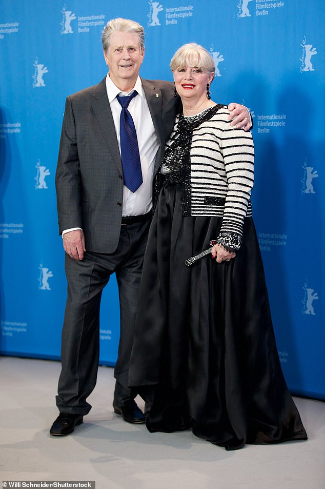 In February, his family and caregivers filed a lawsuit seeking a conservatorship to care for Wilson.  The legal move followed the death of his longtime wife Melinda at the age of 77 in January;  pictured together in 2015 in Berlin