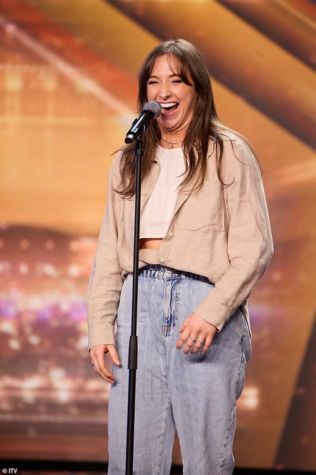 Sydnie Christmas appeared to ignore the BGT fix allegations as she celebrated her audition success with her friends and family on Saturday