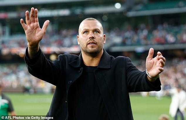 Buddy Franklin was at the MCG to watch his two former clubs compete