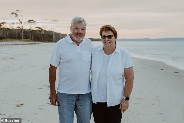 Nicholas Reeves (pictured left) was killed and his wife Suzanne (pictured right) was reportedly seriously injured by their gardener