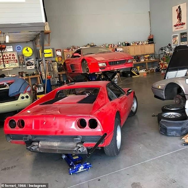 He was arrested April 1 in Arizona on charges that he tried to sell a Ferrari Daytona and Ferrari 512BB to a collector without actually owning them.  On his Instagram account, Callaway was working on a 512BB in his most recent posts