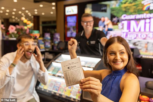 A lucky Australian has won a $50 million Oz Lotto jackpot... but little do they know they've already won the big prize (file photo)