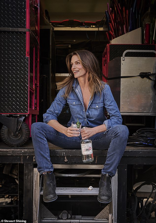 Cindy Crawford has dipped her toe into the tequila business.  The supermodel has teamed up with her husband Rande Gerber and Casamigos Tequila co-founders George Clooney and Mike Meldman to introduce Casamigas Jalapeño Tequila