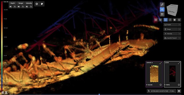 Incredible 3D underwater footage reveals parts of Baltimore's collapsed Key Bridge resting at the bottom of Maryland's Patapsco River