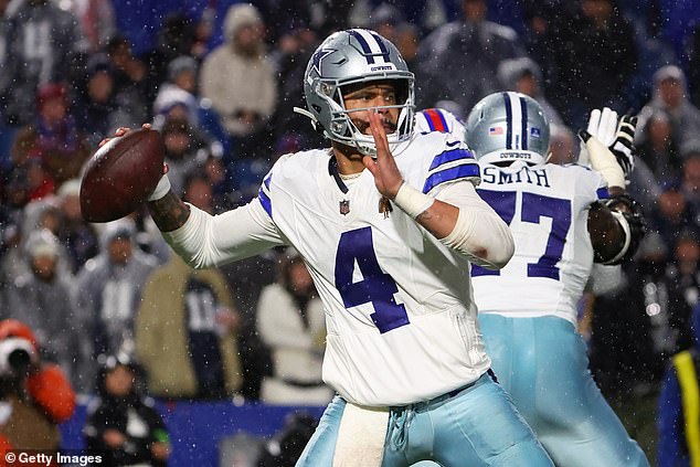 Prescott has been the Cowboys' starting quarterback since 2016, with limited playoff success