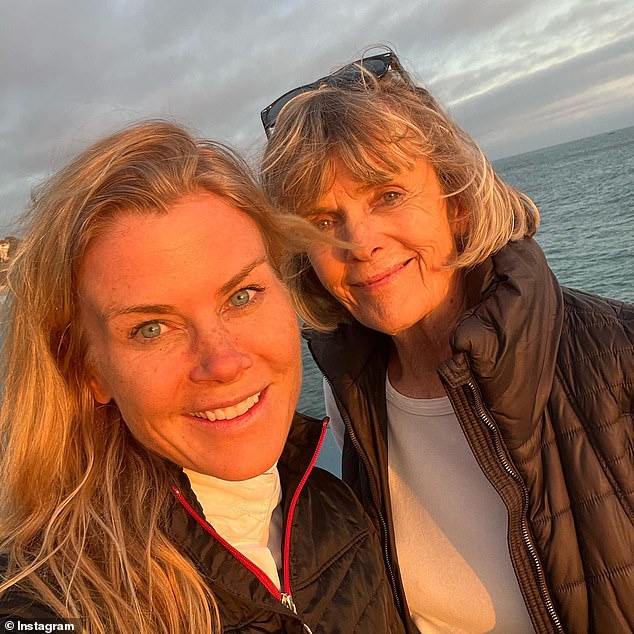 Alison Sweeney has revealed that her mother, Polly, once got her out of a potentially 'inappropriate' situation when she was working as a child actor