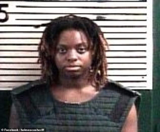 Taylon Nichelle Celestine, 22, was stopped by police on I-10 on Monday after she told local hotel staff that God had told her to undertake a shooting 'related to the solar eclipse'