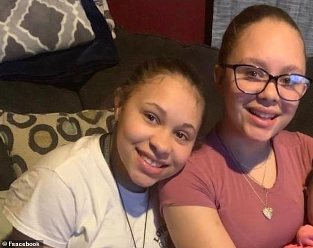 Anieca (right) and Aniya (left) Ogden, 14-year-old twin sisters, were last seen at their father's home on March 8.