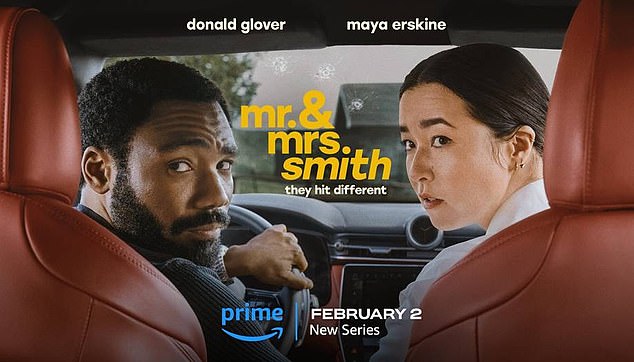 Glover has had his hands full juggling careers as an actor, comedian, singer, rapper, writer, director and producer;  seen in promo for his series Mr.  & Mrs.  Smith