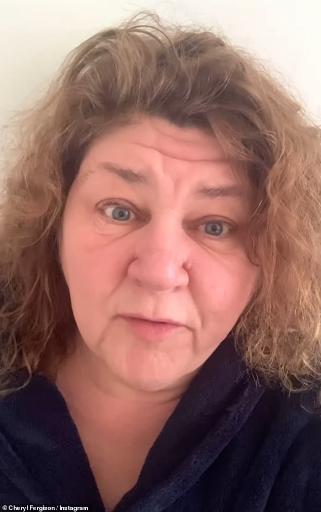 Cheryl Fergison doused herself with boiling water several times a day as she became obsessed with 'washing away' cancer cells after battling the disease