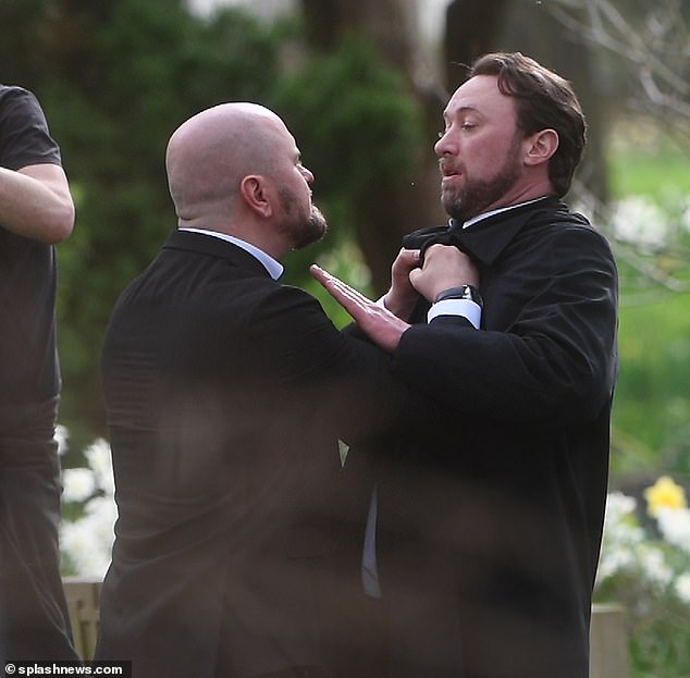 During the service, Dr.  Liam Cavanagh (Jonny McPherson) and Simon Naylor's character, whose name has not been revealed, engage in a dramatic fallout.