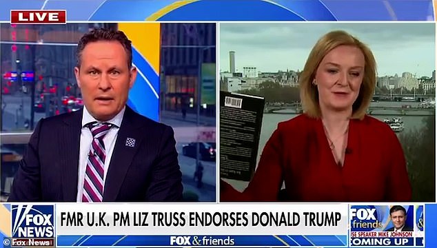 Liz Truss failed to get her book, Ten Years to Save the West, right side up on Fox News