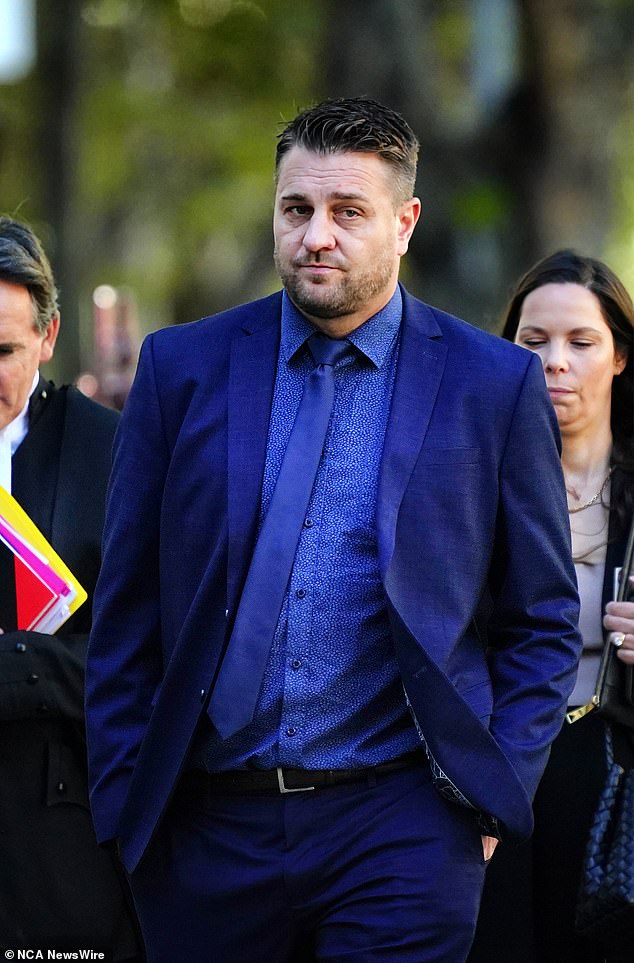 Fisher (pictured outside a Melbourne court last month) appears to be facing a lengthy prison sentence after pleading guilty to drug trafficking