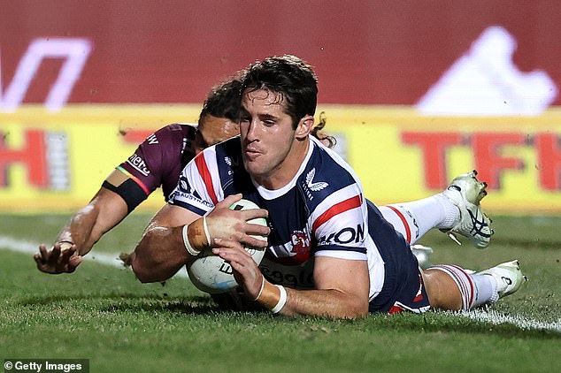 The Sydney Roosters have a strong bond with Bondi Junction and Nat Butcher (pictured) has also reached out to fans who may be struggling with the horrific scenes