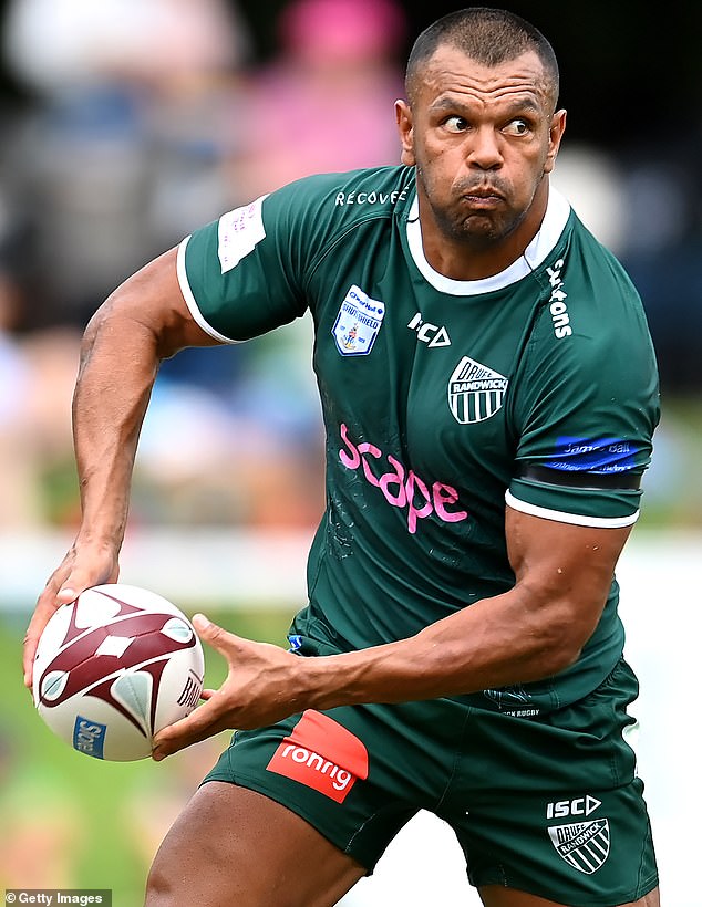 Wallabies veteran Kurtley Beale has signed a short-term deal with the Western Force until the end of the Super Rugby Pacific season (pictured, recently in action for Randwick)