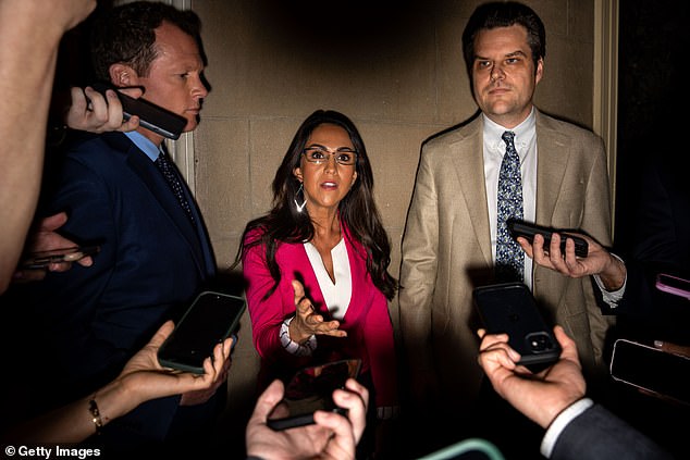 Members of the Freedom Caucus and their allies sign up to stand guard outside the House of Representatives in shifts in case more moderate members try to take action to weaken their power