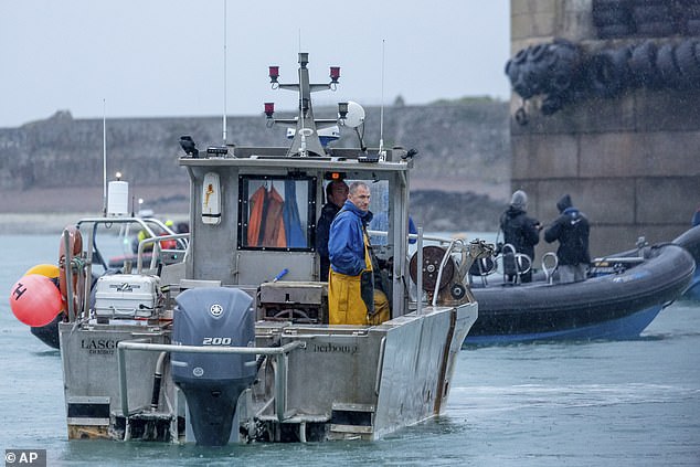 There will be concerns that an escalation could revive the so-called 'Scallop Wars' - when the fleets clashed over access to the waters.  The photo shows a French protest in Jersey in 2021