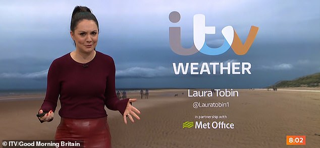 Good morning Laura Tobin from Great Britain made a technical blunder while reporting the weather on Thursday