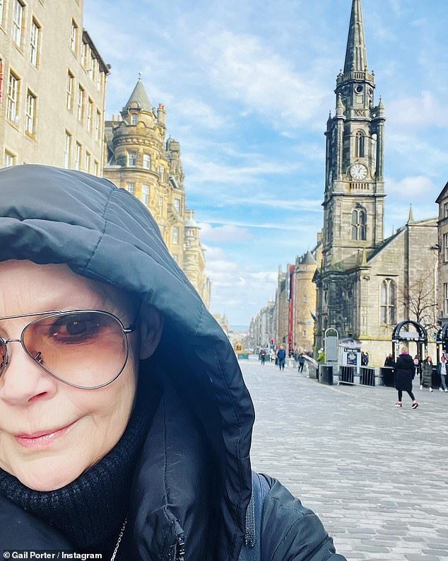 Gail Porter says she can't perform at this year's Edinburgh Fringe Festival because it's too expensive (pictured in the city)