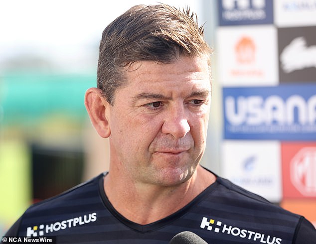 Coach Jason Demetriou may be sensing his time at South Sydney is coming to an end and sensationally walked out of a pre-match media call after just 27 seconds on Friday.