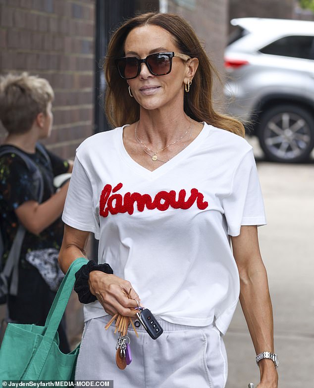 Michael Clarke's ex-wife Kyly cut a stylish figure as she stepped into the Sydney suburb of Rose Bay to do some shopping last week