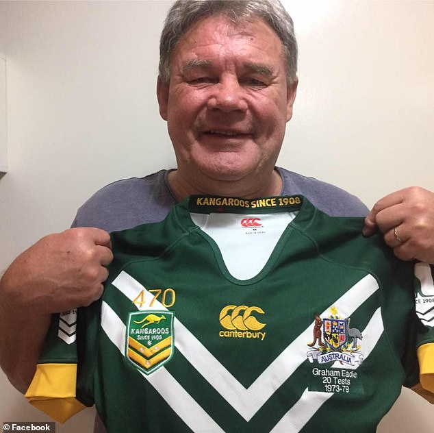 Hall of Fame rugby league legend Graham Eadie fights for his life as he battles bacterial meningitis and the aftereffects of a stroke