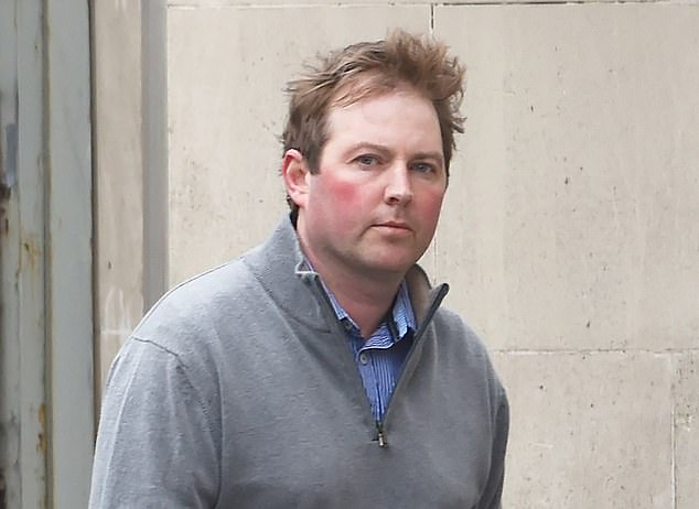 Jonathan Creswell (pictured outside court) was found dead after going on trial this week accused of murdering and raping a female show jumping horse