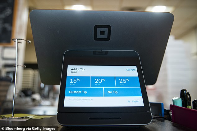 Payment systems with digital screens allow restaurants to give consumers suggestions on how much to tip