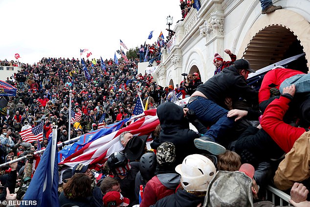 Pro-Trump protesters stormed the US Capitol and clashed with police during a rally on January 6, 2021