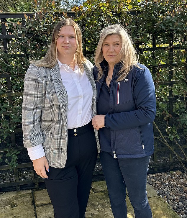 Katie, pictured with her mother Sarah, said the maximum 14-year prison sentence handed down to the pervert who turned her life upside down was 'absolutely amazing'.