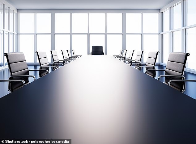 Battle in the boardroom: Research shows that 185 of the companies in the US S&P 500 index use 'chair' or 'chairperson' - three times as many as in 2020