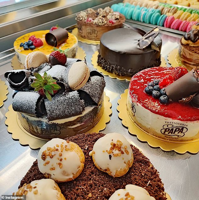 The pastry shop is known for selling traditional Italian sweets and sandwiches, cakes, gelato and more