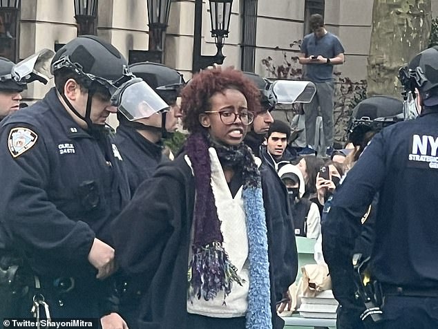 Isra Hirsi, 21, was part of a now days-long protest on the campus of Columbia University in support of Palestine, which has drawn heavy condemnation from both sides of the political spectrum, including the White House.