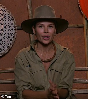 I'm A Celebrity Australia star Skye Wheatley, 30, (pictured) had Julia Morris, 55, dry-gagged on the show as she revealed 'it's been a week' since she last showered